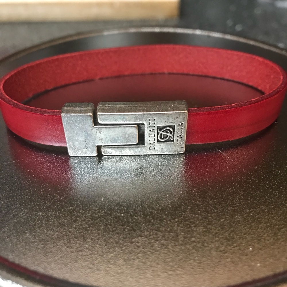 🔴 Dallaiti Italia Leather Bracelet 🇮🇹